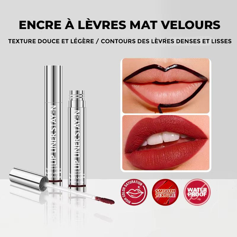 LINSAY BEAUTY | Encre à lèvres Mat - Rouge Rubis