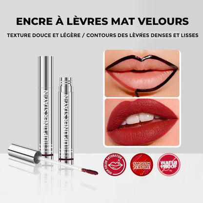 LINSAY BEAUTY | Encre à lèvres Mat - Rouge Rubis